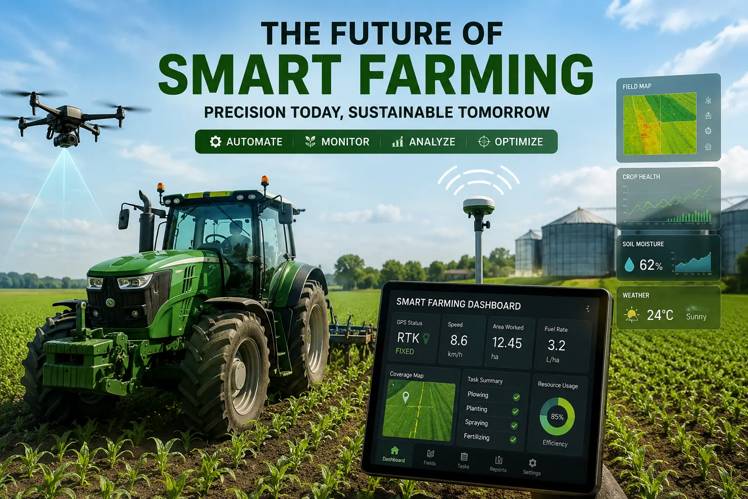 The Future of Smart Farming: How Precision Agriculture is Transforming Modern Agriculture