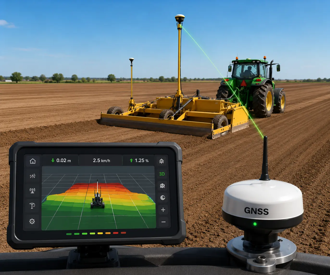 3D Land Levelling System